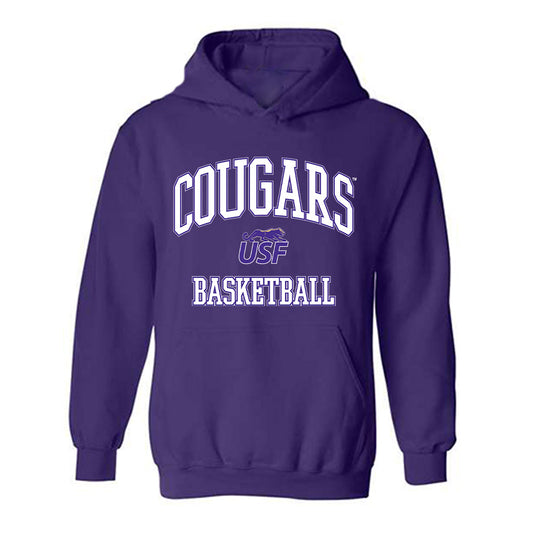 Sioux Falls - NCAA Men's Basketball : James Spencer III - Classic Shersey Hooded Sweatshirt-0
