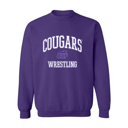 Sioux Falls - NCAA Wrestling : Gabino Vargas - Classic Shersey Crewneck Sweatshirt-0