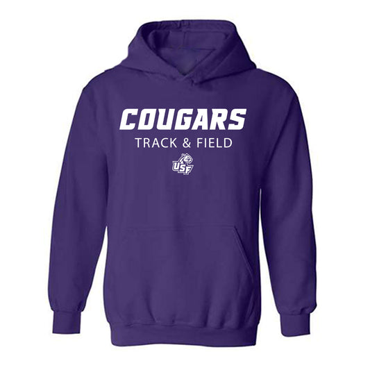 Sioux Falls - NCAA Women's Track & Field : Janna Roberts - Classic Shersey Hooded Sweatshirt-0