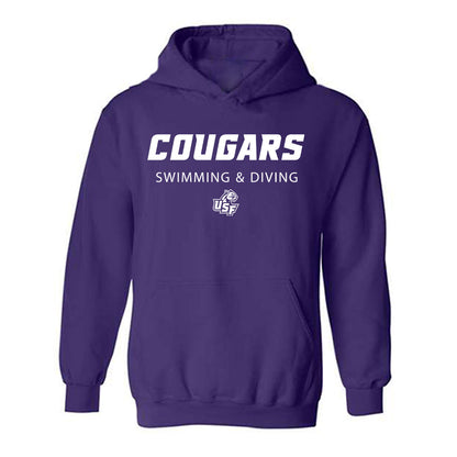 Sioux Falls - NCAA Women's Swimming & Diving : Irene Paris - Classic Shersey Hooded Sweatshirt-0
