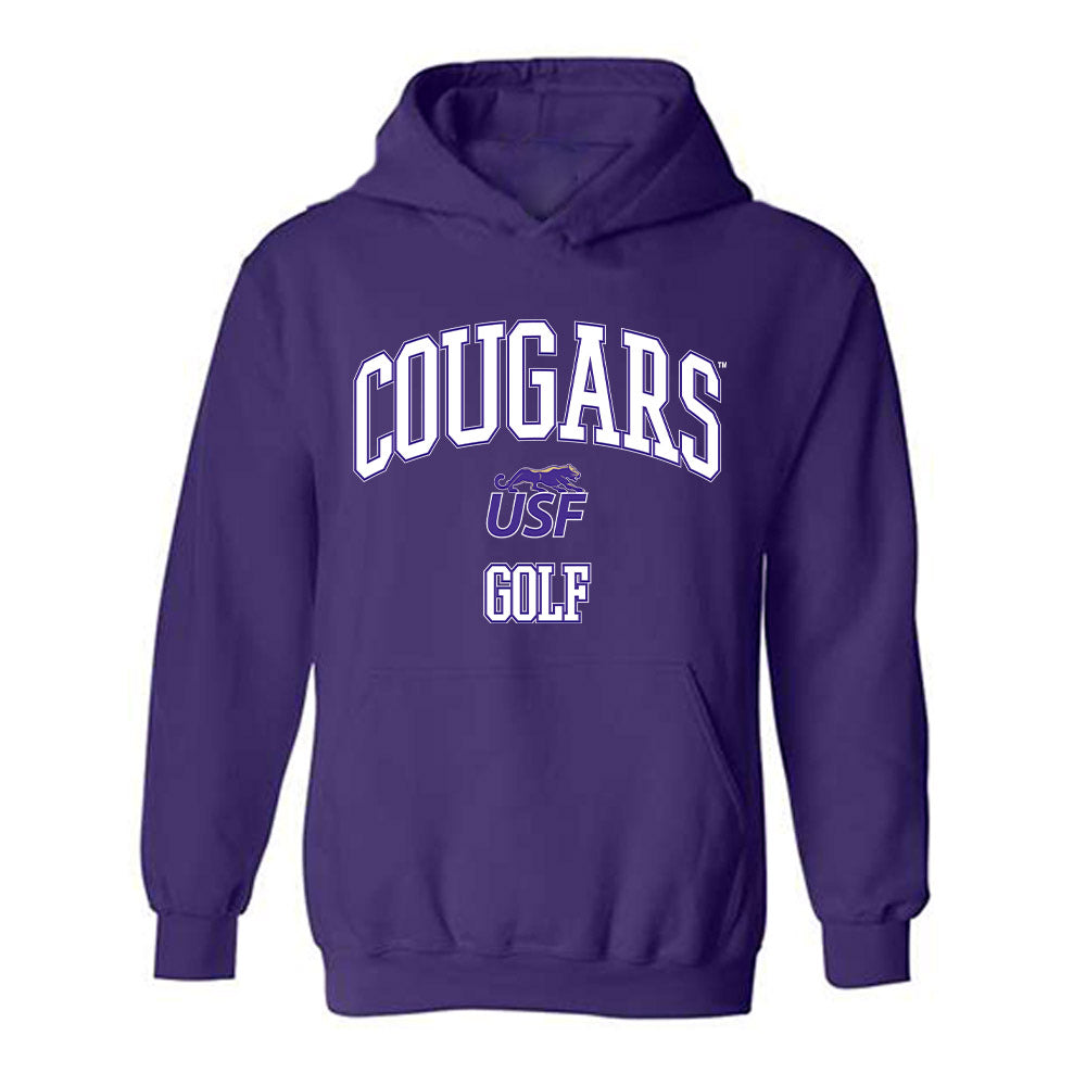 Sioux Falls - NCAA Women's Golf : Bryn Huber - Classic Shersey Hooded Sweatshirt-0