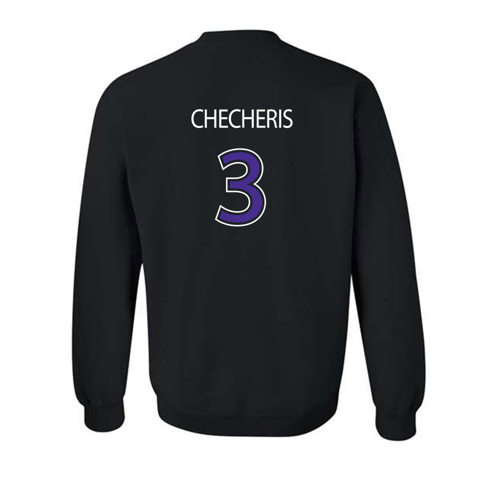 Sioux Falls - NCAA Baseball : John Checheris - Classic Shersey Crewneck Sweatshirt-1