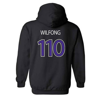 Sioux Falls - NCAA Wrestling : Abby Wilfong - Classic Shersey Hooded Sweatshirt-1