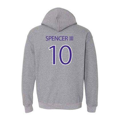Sioux Falls - NCAA Men's Basketball : James Spencer III - Classic Shersey Hooded Sweatshirt-1