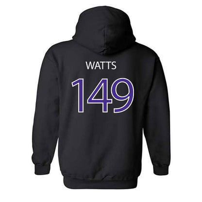 Sioux Falls - NCAA Wrestling : Sir Brandon Watts - Classic Shersey Hooded Sweatshirt-1