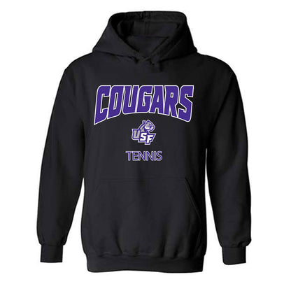 Sioux Falls - NCAA Women's Tennis : Athena Franciliso - Classic Shersey Hooded Sweatshirt-0