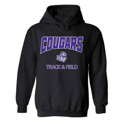 Sioux Falls - NCAA Women's Track & Field : Janna Roberts - Classic Shersey Hooded Sweatshirt-0