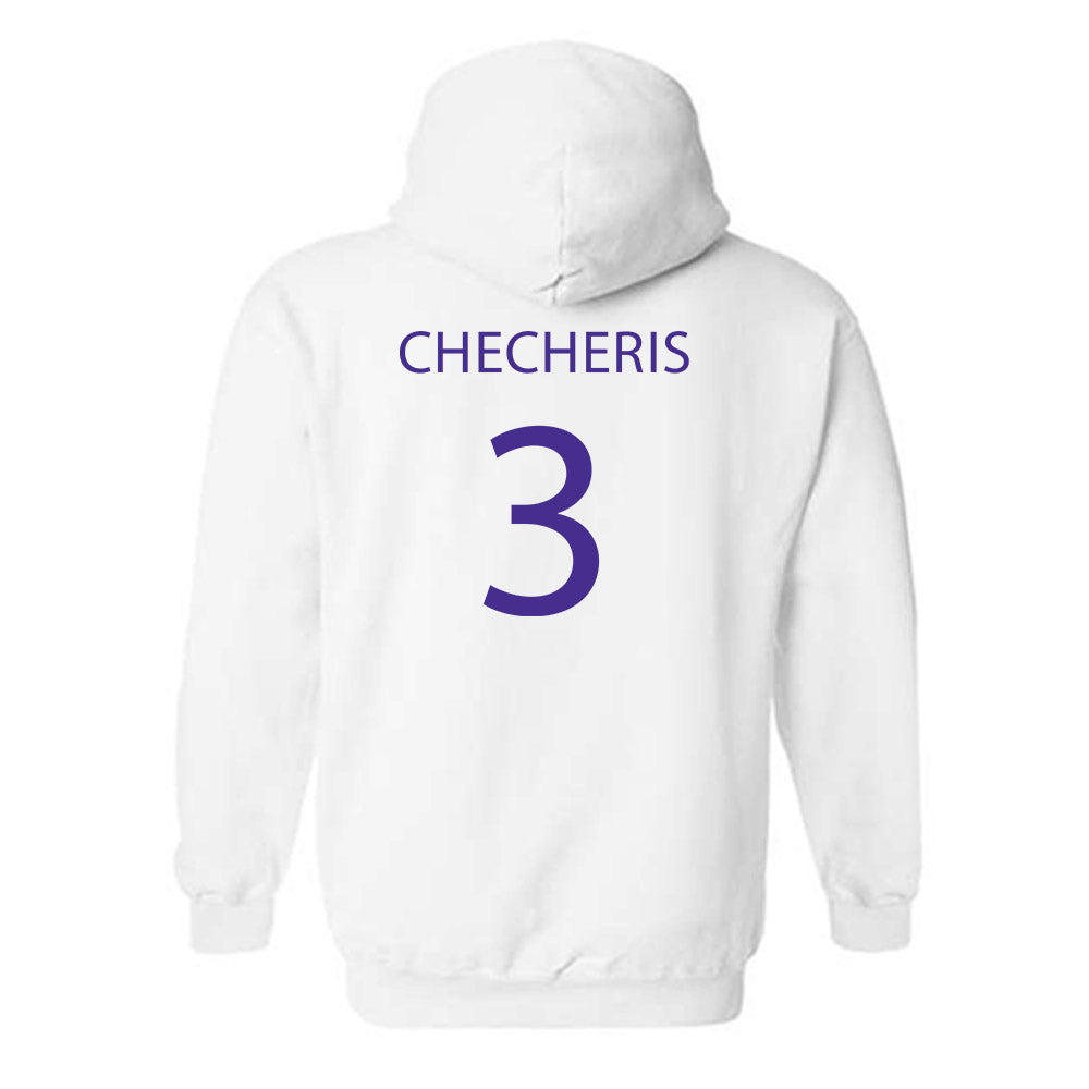 Sioux Falls - NCAA Baseball : John Checheris - Classic Shersey Hooded Sweatshirt-1
