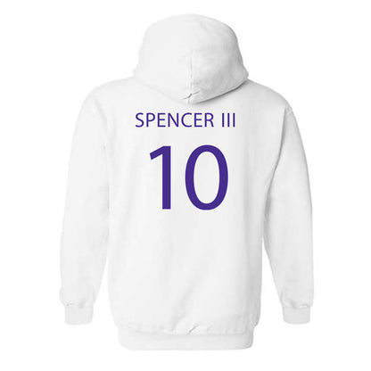Sioux Falls - NCAA Men's Basketball : James Spencer III - Classic Shersey Hooded Sweatshirt-1