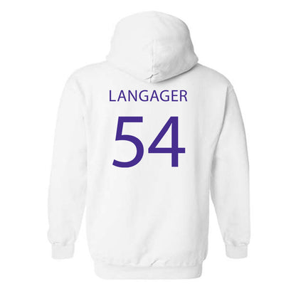 Sioux Falls - NCAA Women's Basketball : Krista Langager - Classic Shersey Hooded Sweatshirt-1
