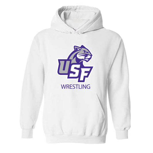 Sioux Falls - NCAA Wrestling : Jorgie Johnston - Classic Shersey Hooded Sweatshirt-0