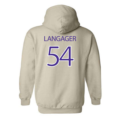 Sioux Falls - NCAA Women's Basketball : Krista Langager - Classic Shersey Hooded Sweatshirt-1