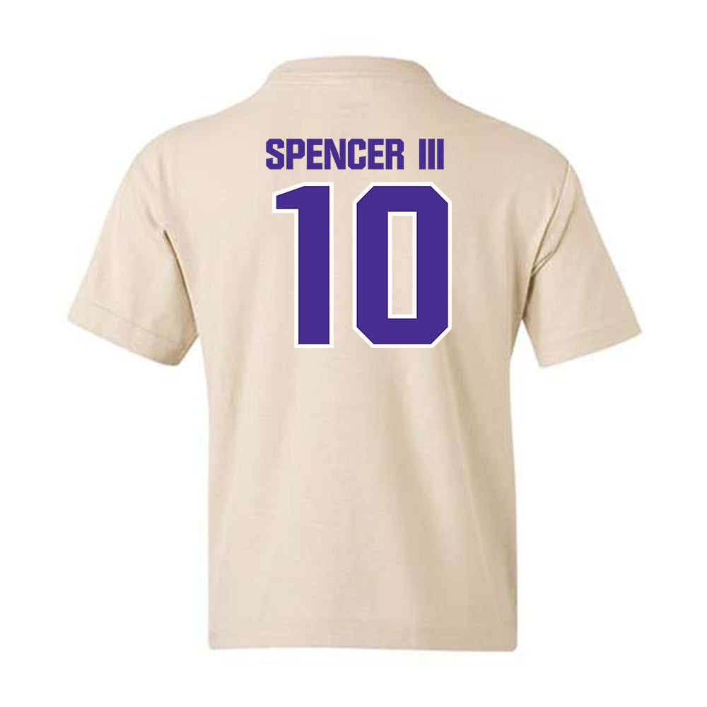 Sioux Falls - NCAA Men's Basketball : James Spencer III - Classic Shersey Youth T-Shirt-1