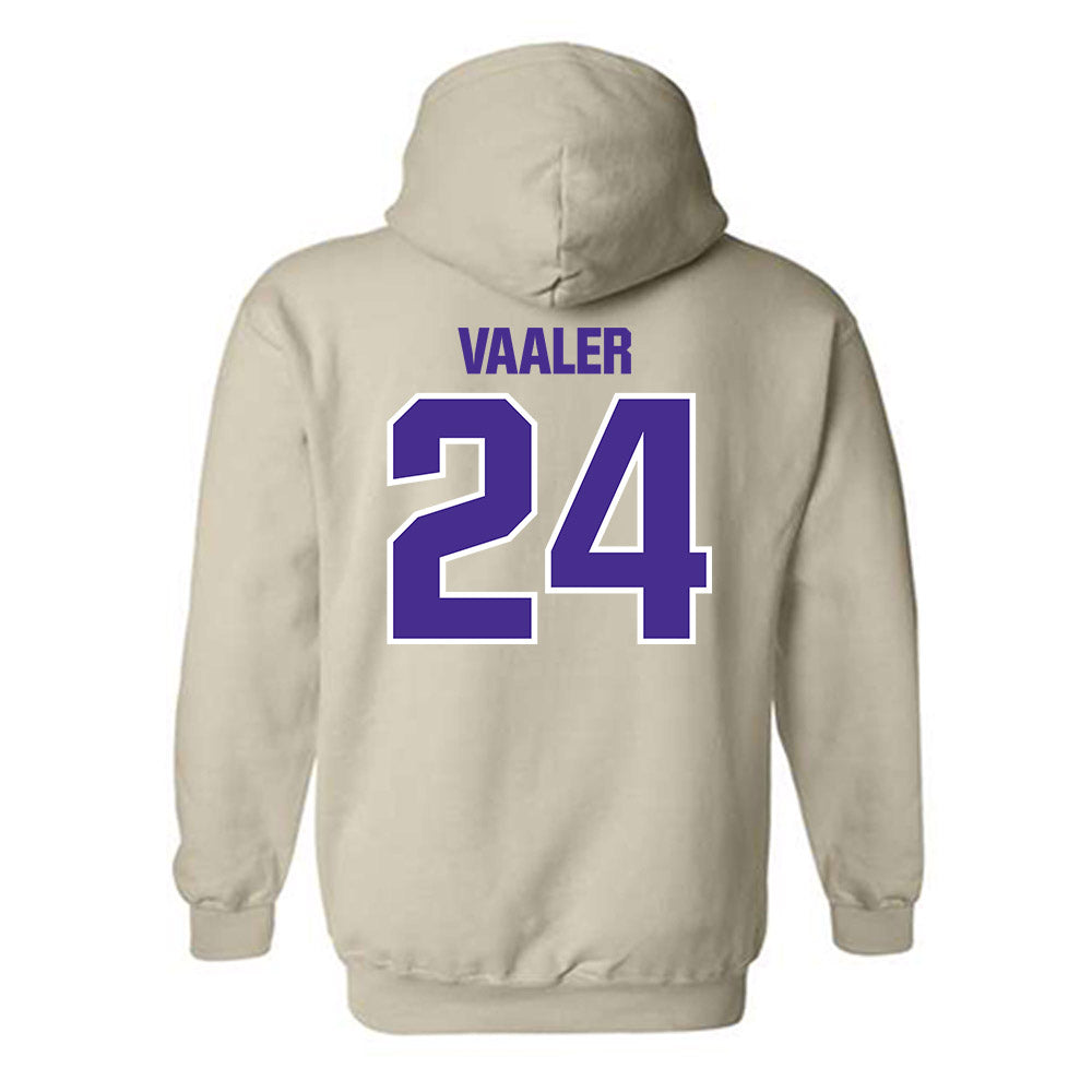 Sioux Falls - NCAA Women's Basketball : Anna Vaaler - Classic Shersey Hooded Sweatshirt-1