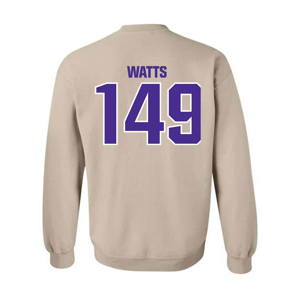 Sioux Falls - NCAA Wrestling : Sir Brandon Watts - Classic Shersey Crewneck Sweatshirt-1