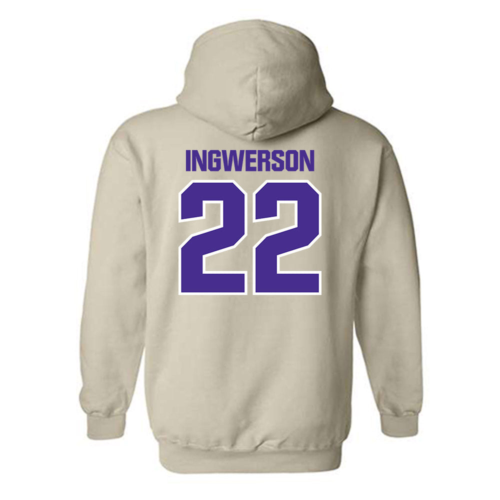 Sioux Falls - NCAA Men's Basketball : Kyle Ingwerson - Classic Shersey Hooded Sweatshirt-1