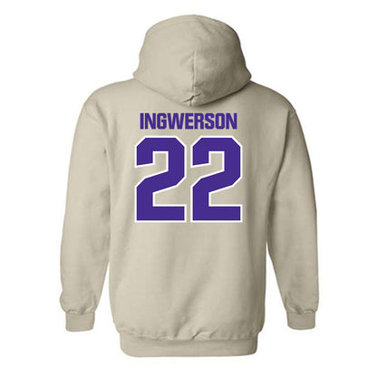 Sioux Falls - NCAA Men's Basketball : Kyle Ingwerson - Classic Shersey Hooded Sweatshirt-1
