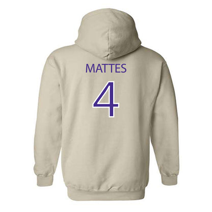 Sioux Falls - NCAA Men's Basketball : Alexander Mattes - Classic Shersey Hooded Sweatshirt-1