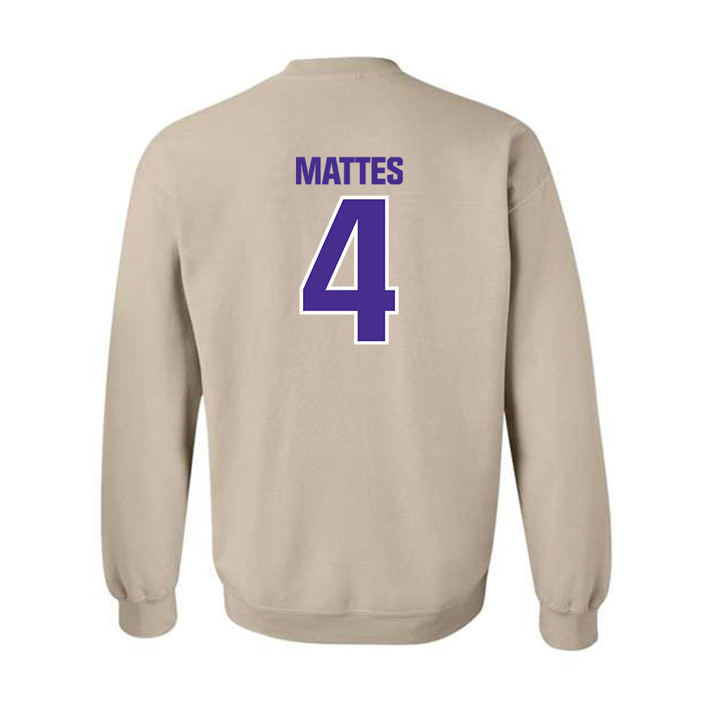 Sioux Falls - NCAA Men's Basketball : Alexander Mattes - Classic Shersey Crewneck Sweatshirt-1