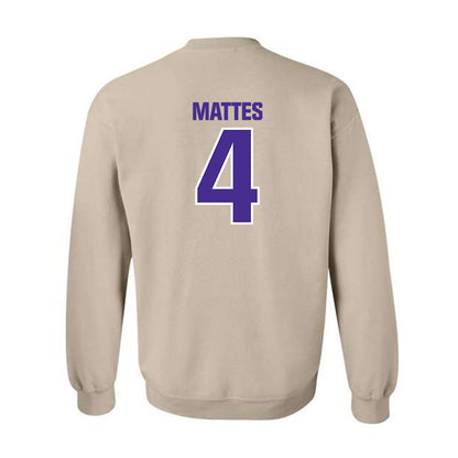 Sioux Falls - NCAA Men's Basketball : Alexander Mattes - Classic Shersey Crewneck Sweatshirt-1