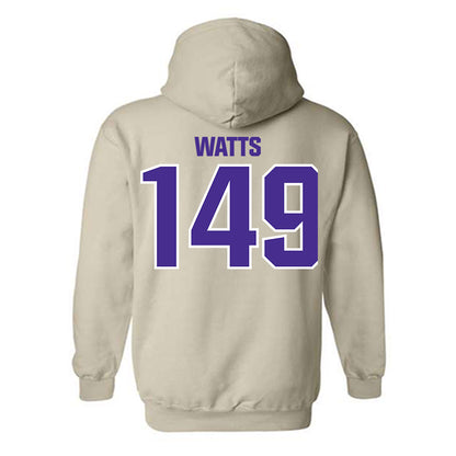 Sioux Falls - NCAA Wrestling : Sir Brandon Watts - Classic Shersey Hooded Sweatshirt-1