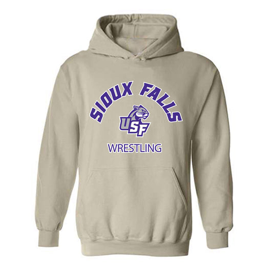 Sioux Falls - NCAA Wrestling : Jorgie Johnston - Classic Shersey Hooded Sweatshirt-0