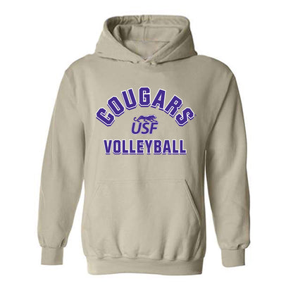 Sioux Falls - NCAA Women's Volleyball : Abigail Haus - Classic Shersey Hooded Sweatshirt-0