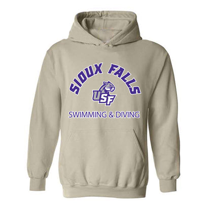 Sioux Falls - NCAA Women's Swimming & Diving : Irene Paris - Classic Shersey Hooded Sweatshirt-0