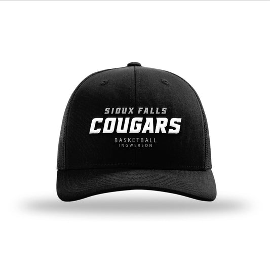 Sioux Falls - NCAA Men's Basketball : Kyle Ingwerson - Snapback Trucker Hat-0