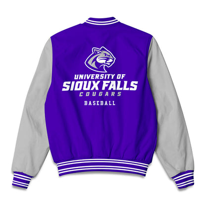 Sioux Falls - NCAA Baseball : Brady Benson - Bomber Jacket-1