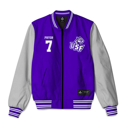 Sioux Falls - NCAA Softball : Charlie Pryor - Bomber Jacket-0