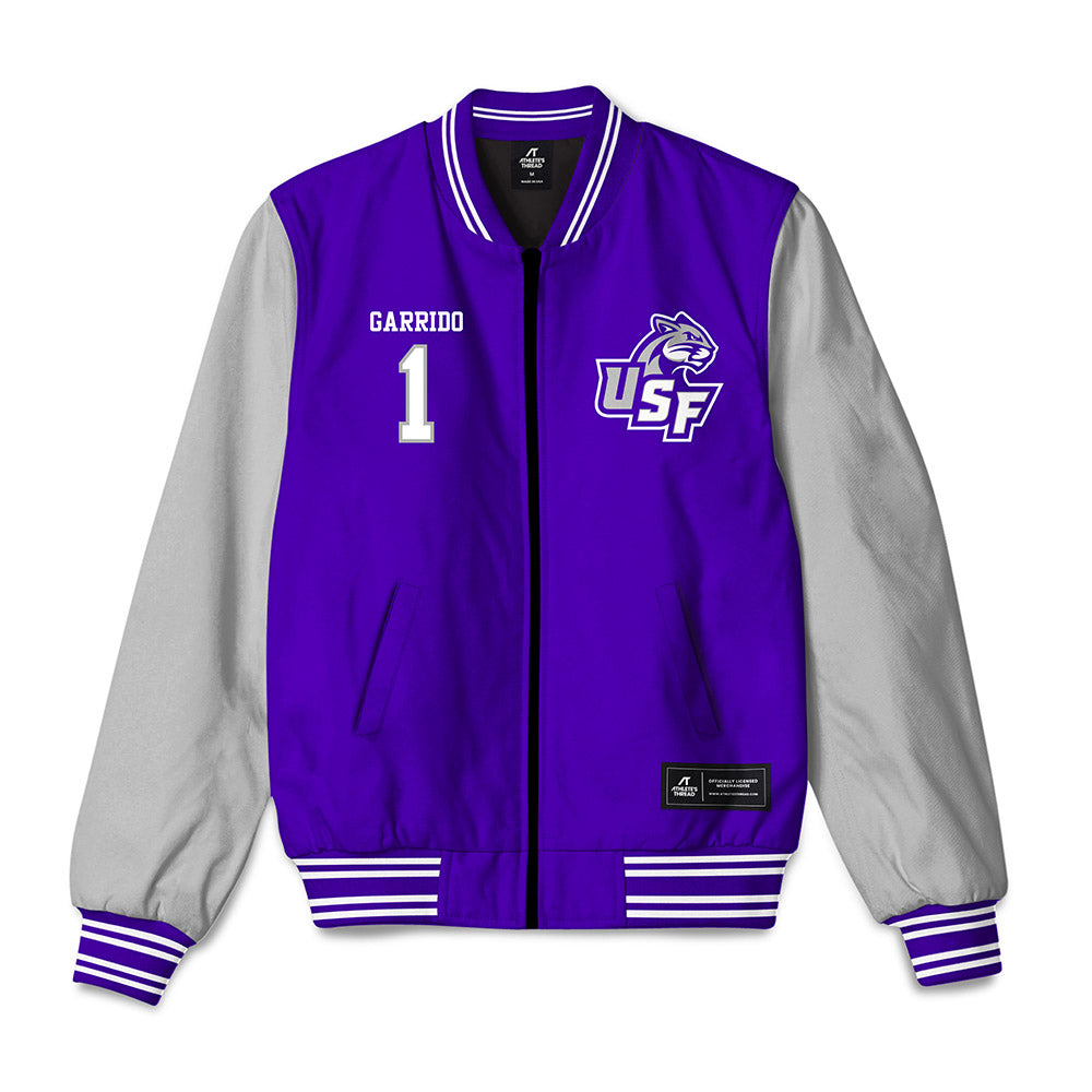 Sioux Falls - NCAA Softball : Tori Garrido - Bomber Jacket-0