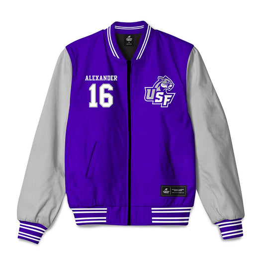 Sioux Falls - NCAA Softball : Alexis Alexander - Bomber Jacket-0