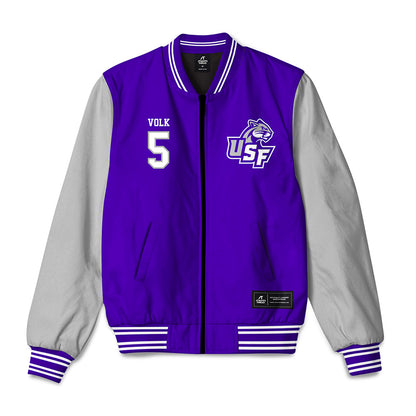 Sioux Falls - NCAA Women's Volleyball : Gretchen Volk - Bomber Jacket-0