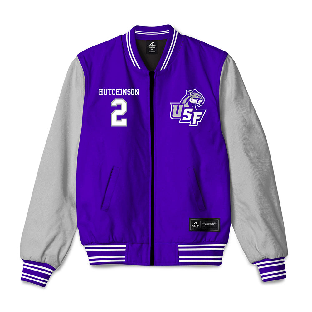 Sioux Falls - NCAA Football : Adonis Hutchinson - Bomber Jacket-0