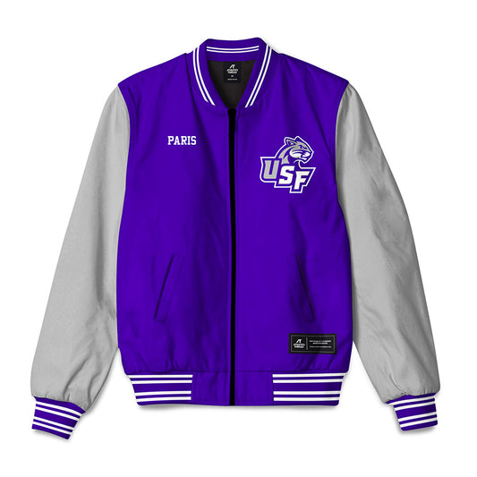 Sioux Falls - NCAA Women's Swimming & Diving : Irene Paris - Bomber Jacket-0