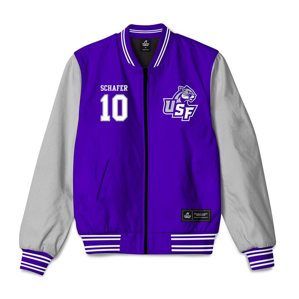 Sioux Falls - NCAA Football : Tate Schafer - Bomber Jacket-0