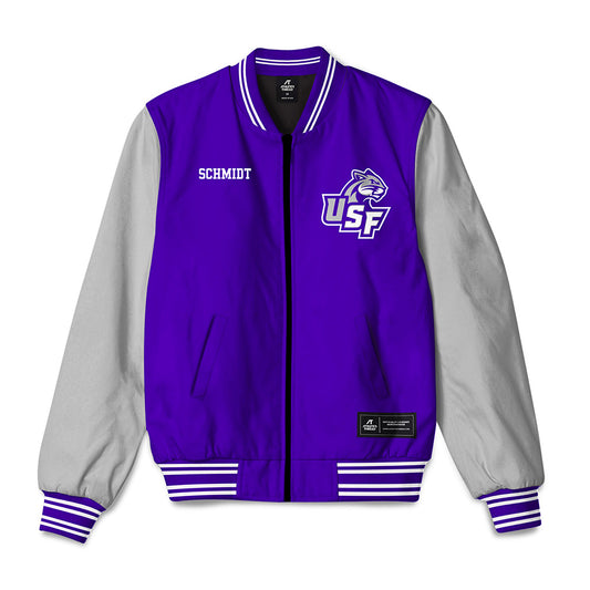 Sioux Falls - NCAA Men's Track & Field : Landen Schmidt - Bomber Jacket-0