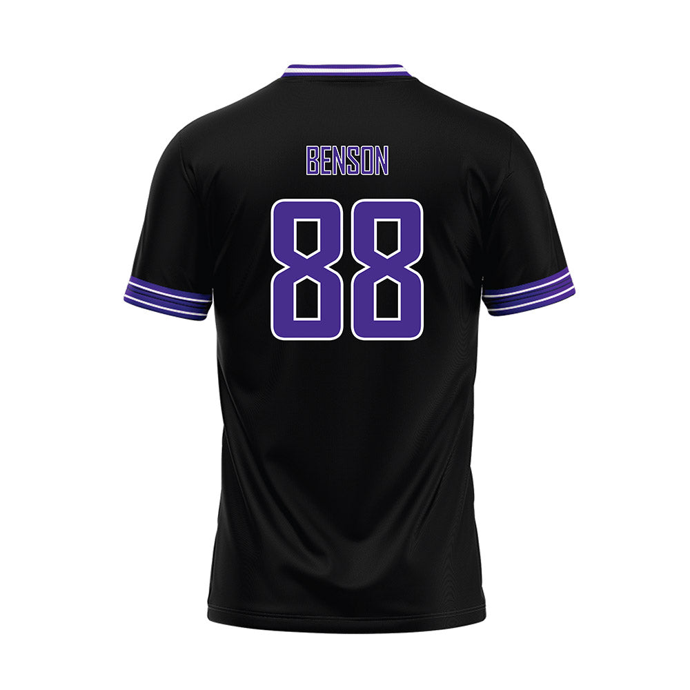 Sioux Falls - NCAA Baseball : Brady Benson - Black Baseball Jersey-1
