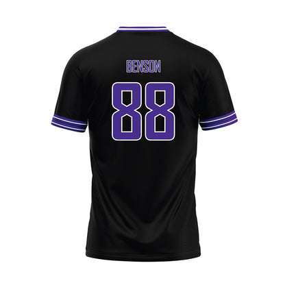 Sioux Falls - NCAA Baseball : Brady Benson - Black Baseball Jersey-1