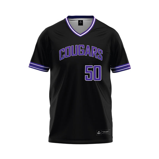 Sioux Falls - NCAA Baseball : Jhett Peterson - Black Baseball Jersey-0