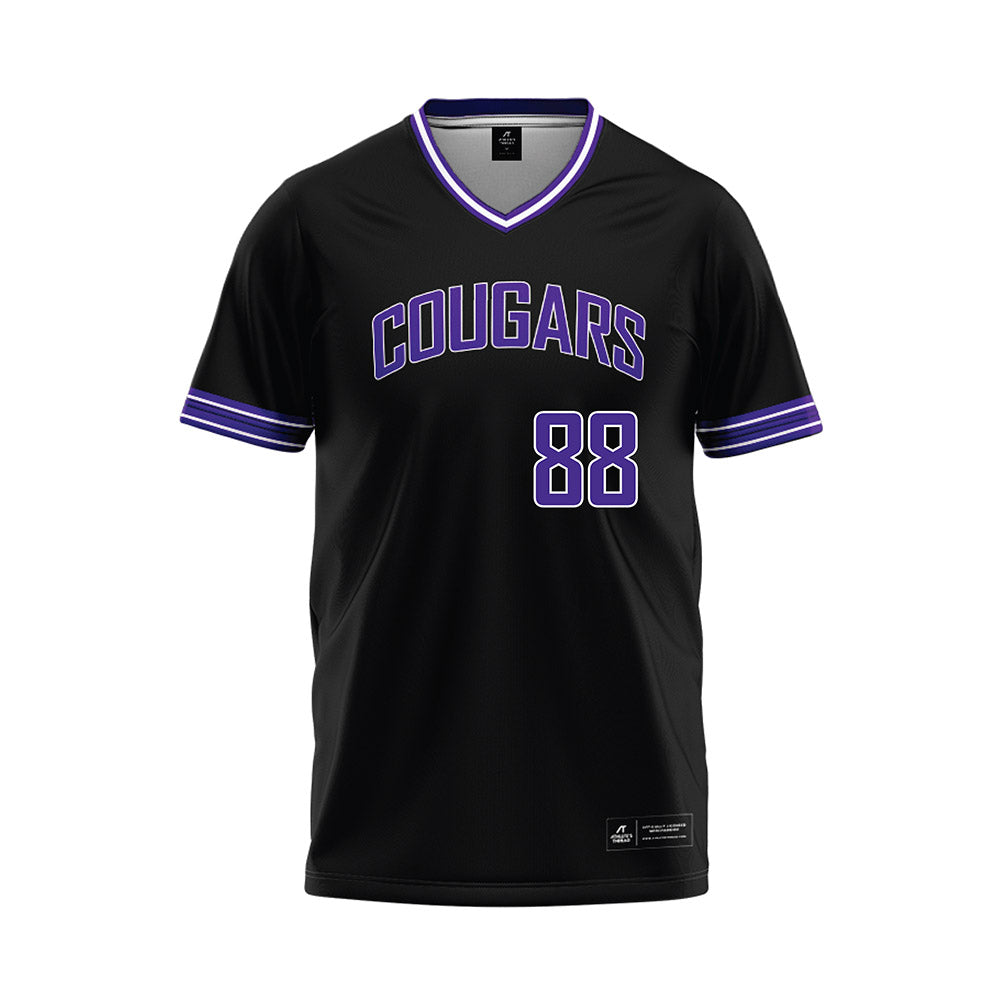 Sioux Falls - NCAA Baseball : Brady Benson - Black Baseball Jersey-0