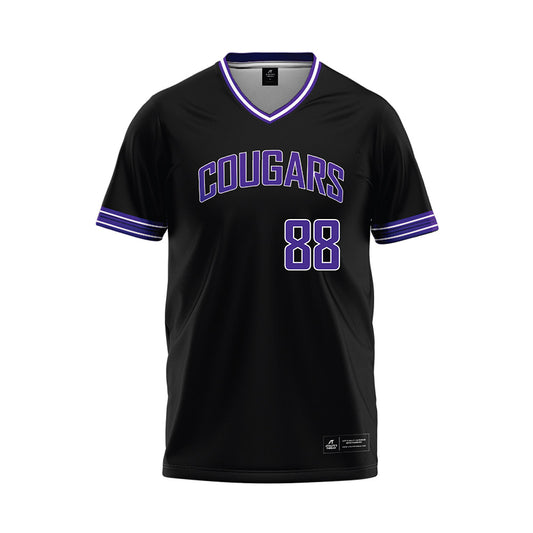 Sioux Falls - NCAA Baseball : Brady Benson - Black Baseball Jersey-0
