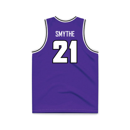 Sioux Falls - NCAA Men's Basketball : Marshall Smythe - Purple Basketball Jersey-1