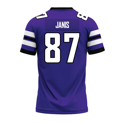 Sioux Falls - NCAA Football : Christian Janis - Purple Premium Football Jersey-1