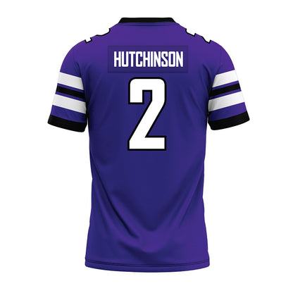Sioux Falls - NCAA Football : Adonis Hutchinson - Purple Premium Football Jersey-1