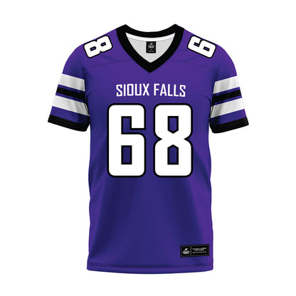 Sioux Falls - NCAA Football : Gavin Batchelor - Purple Premium Football Jersey-0