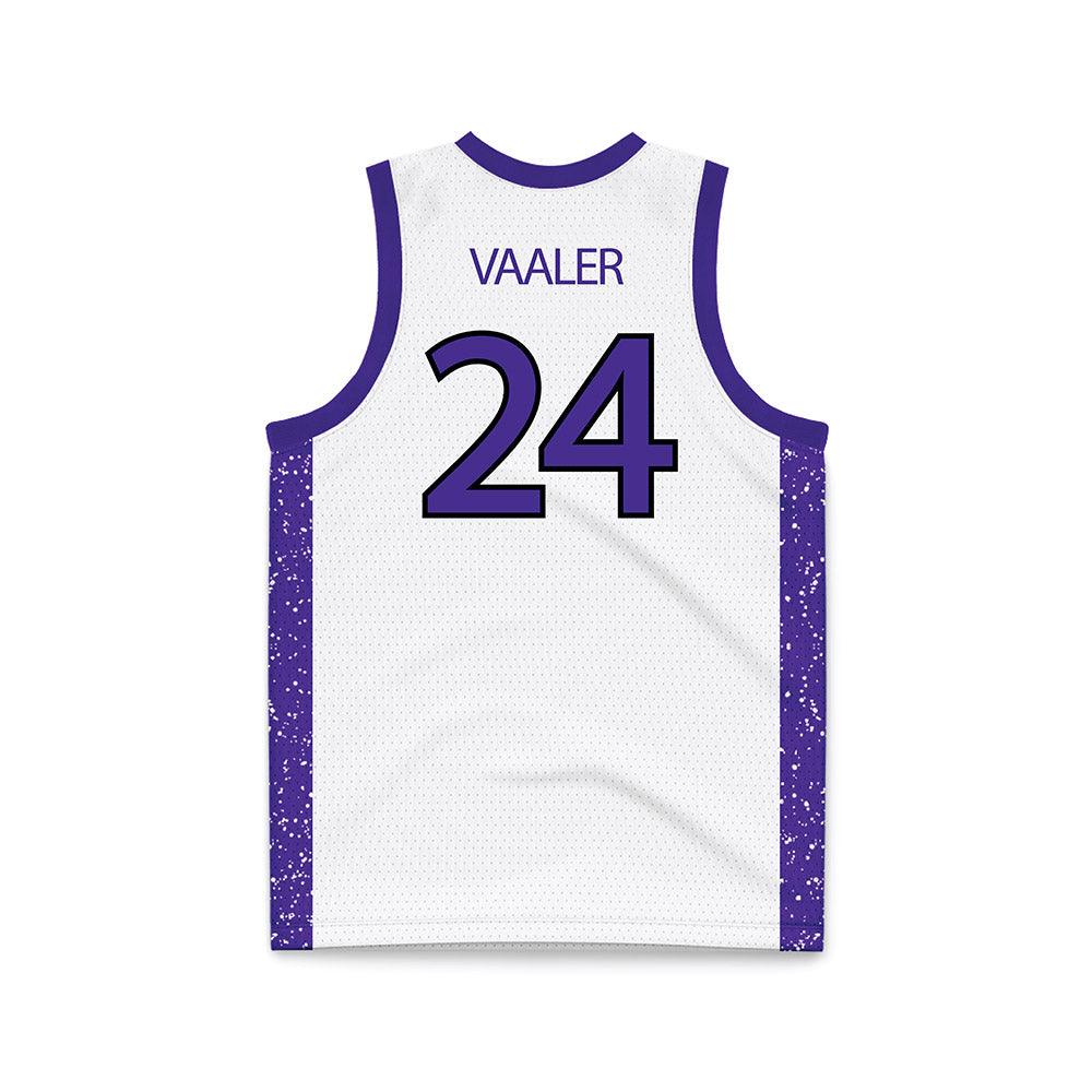 Sioux Falls - NCAA Women's Basketball : Anna Vaaler - White Basketball Jersey-1