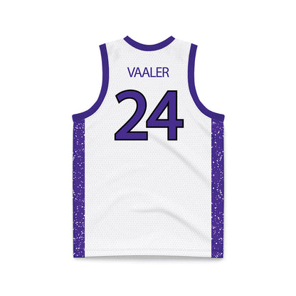 Sioux Falls - NCAA Women's Basketball : Anna Vaaler - White Basketball Jersey-1