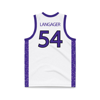 Sioux Falls - NCAA Women's Basketball : Krista Langager - White Basketball Jersey-1